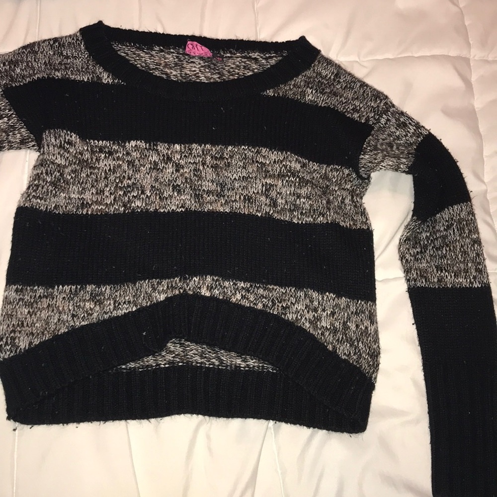 Knit crop sweater